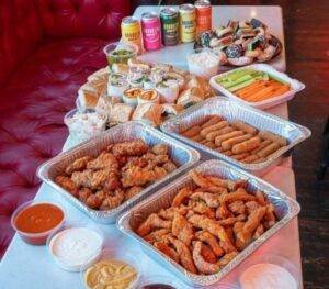 Game day football party catering superbowl