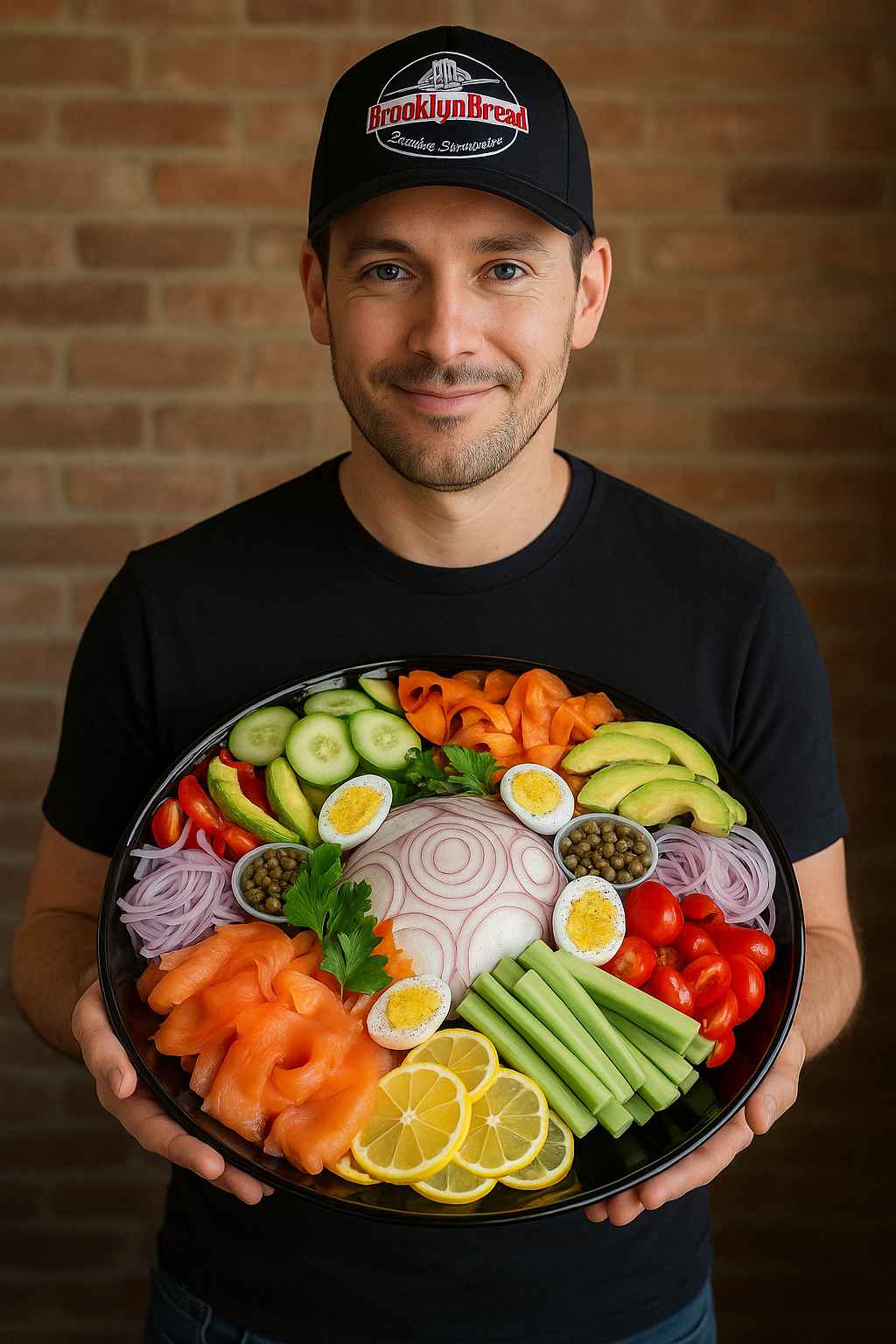fresh vegetable platter Brooklyn bread event