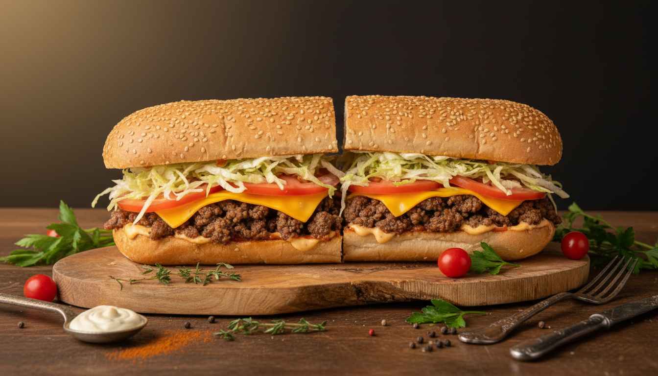 chopped cheese sandwich