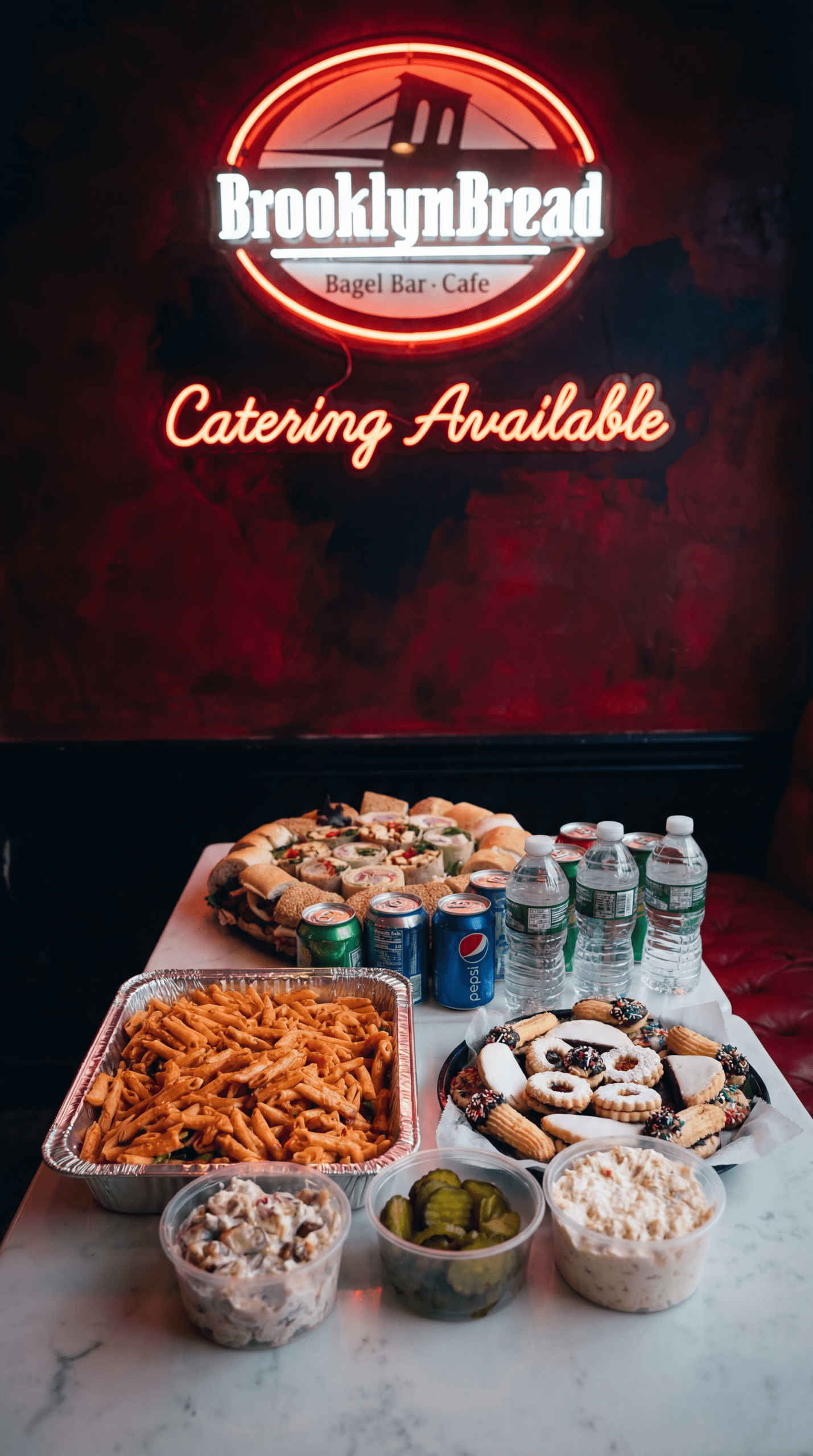Epic Super Bowl Catering Spread – Bagels, Sandwiches & Platters